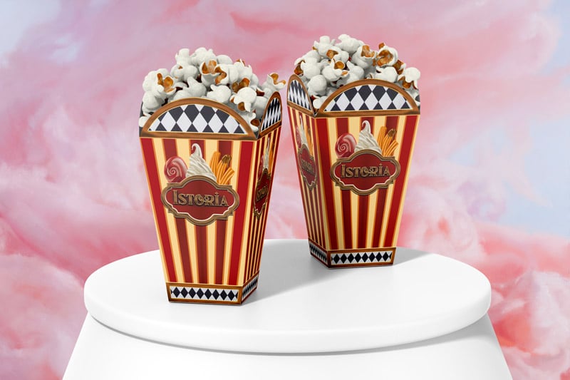 Mockup logo / Pop corn