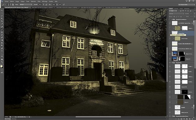 tutoriel fumée brumes photoshop