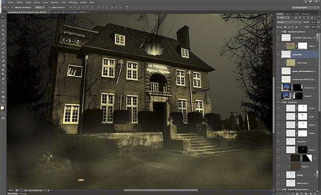 tutoriel brumes et fumées Photoshop
