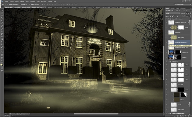 tutoriel brumes et fumées Photoshop
