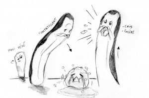 Character design, Jacob l'éclair au café Character design, Jacob l'éclair au café
