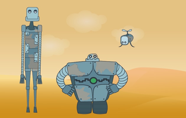 robot et developpement durable design numérique
