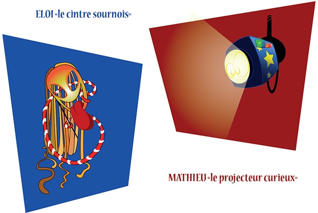 circus illustrator animation