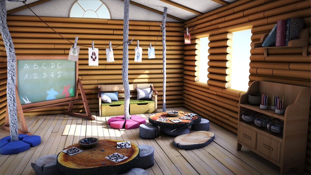 classroom 3d ICAN