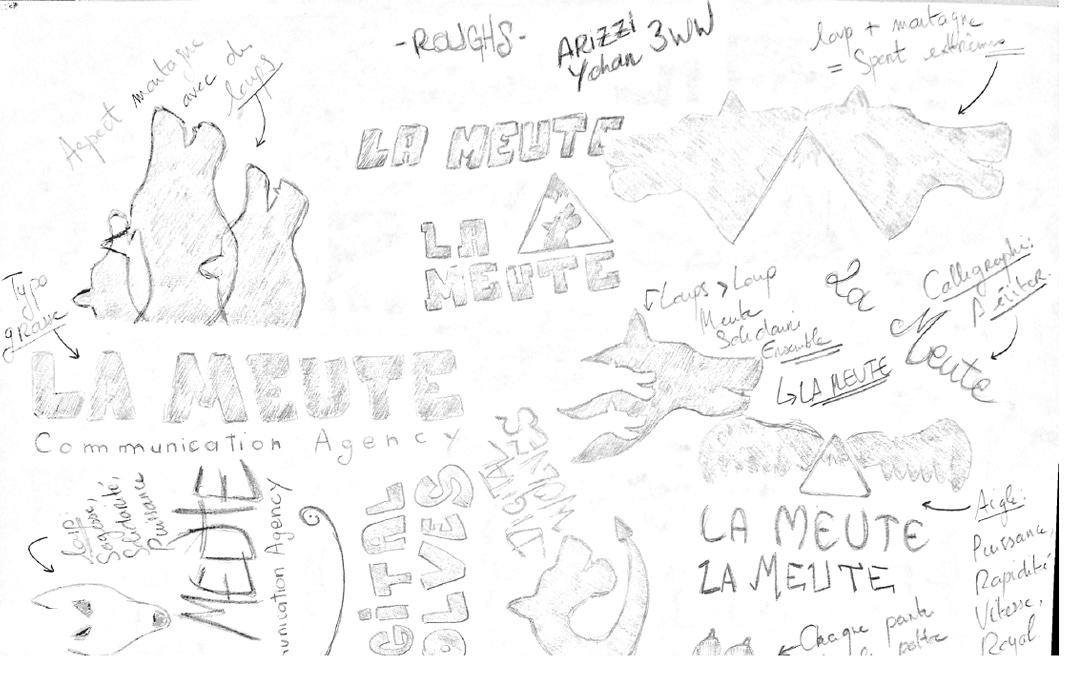 la meute logo identité