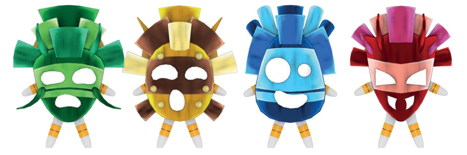 mascarillas jeu vidéo ICAN