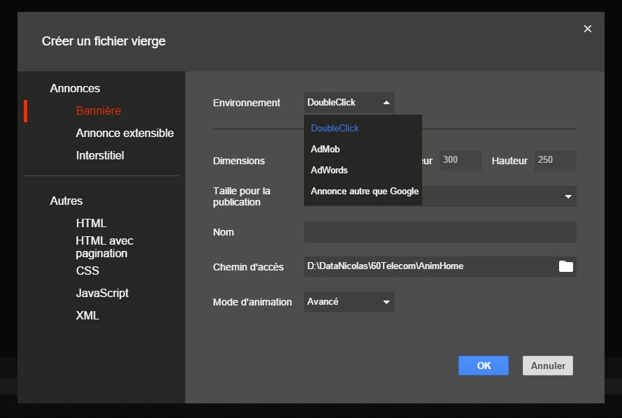 google web designer, animation