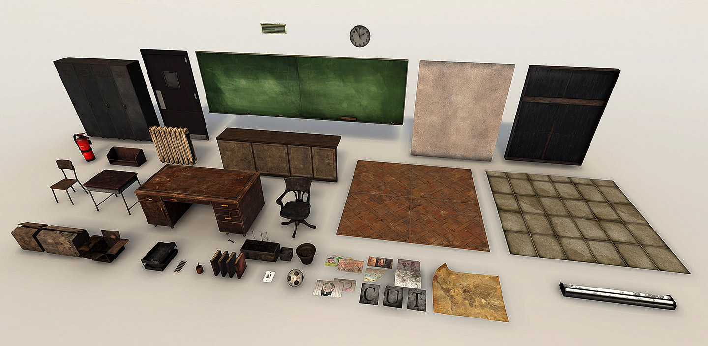 classroom unity silent hill