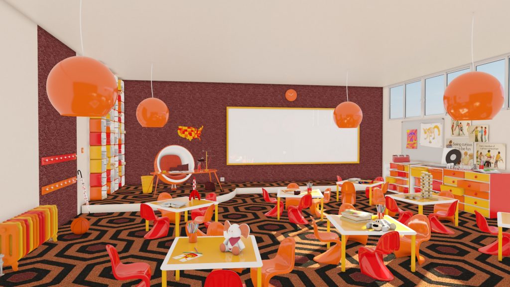 classroom 3d, salle 3d
