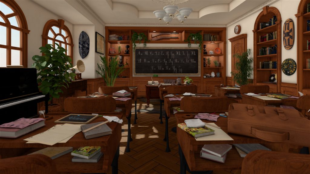 classroom 3d, salle 3d