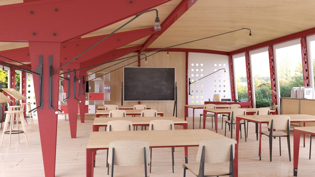classroom 3d, salle 3d