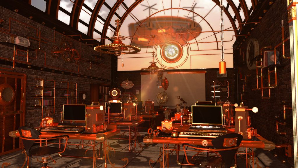 classroom 3d, salle 3d