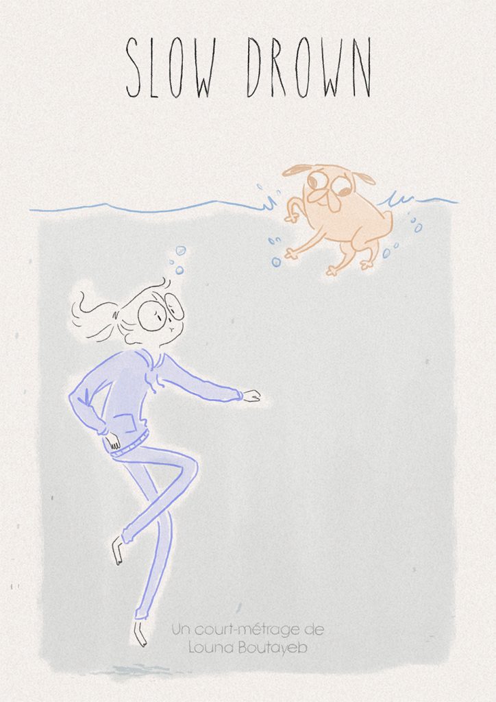 affiche clow drown louna boutayeb