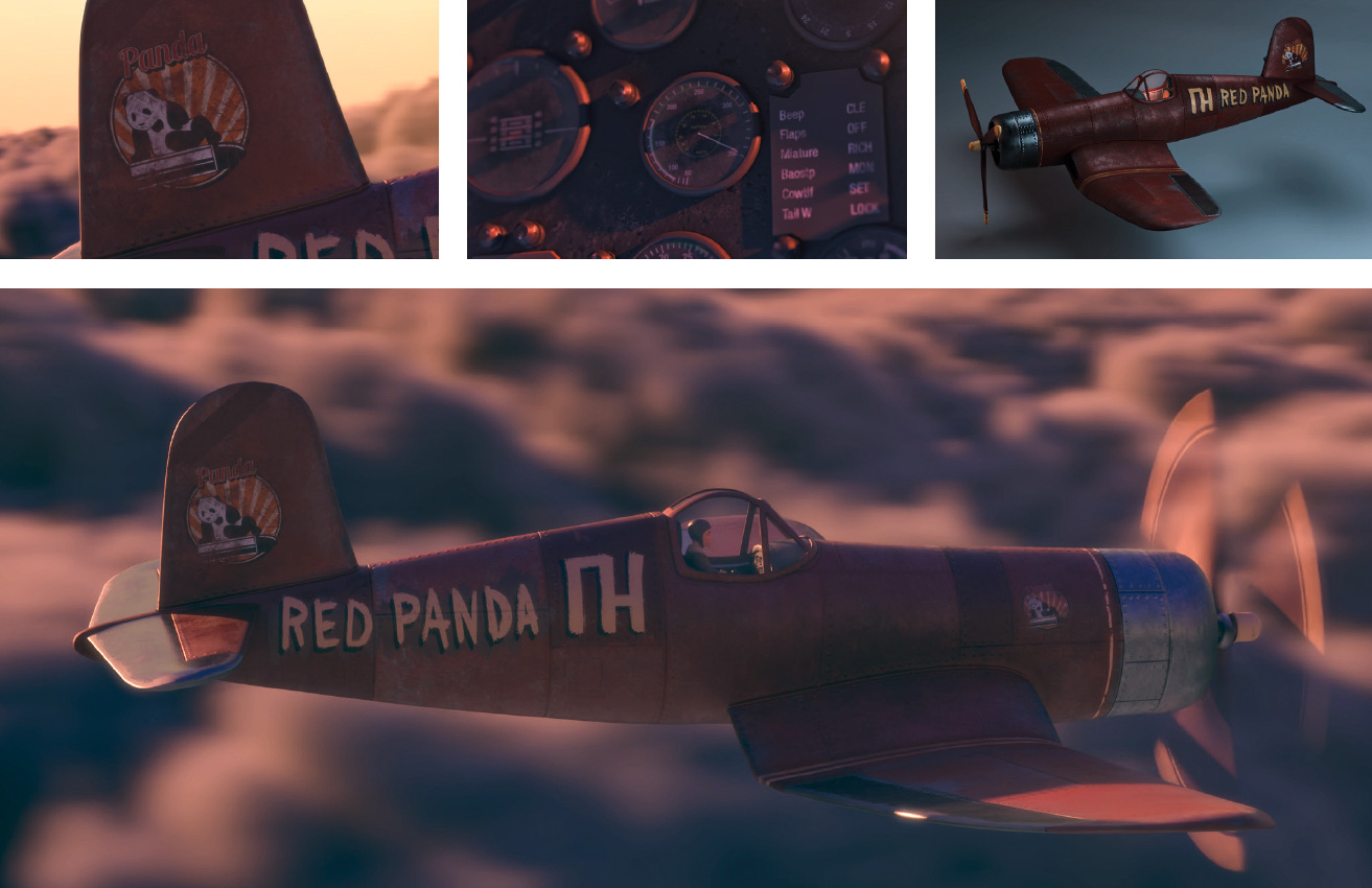 traversée, aviation, film animation