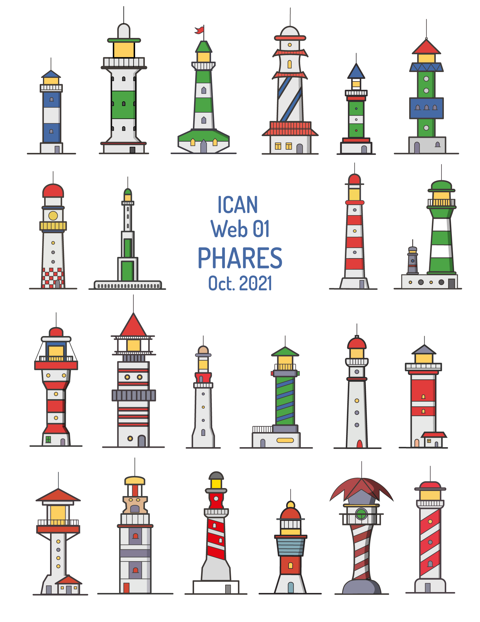 Phares illustrator