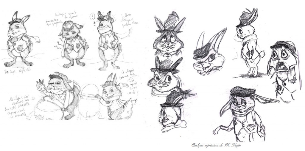 m. LapinRecherches expressions / début d’acting