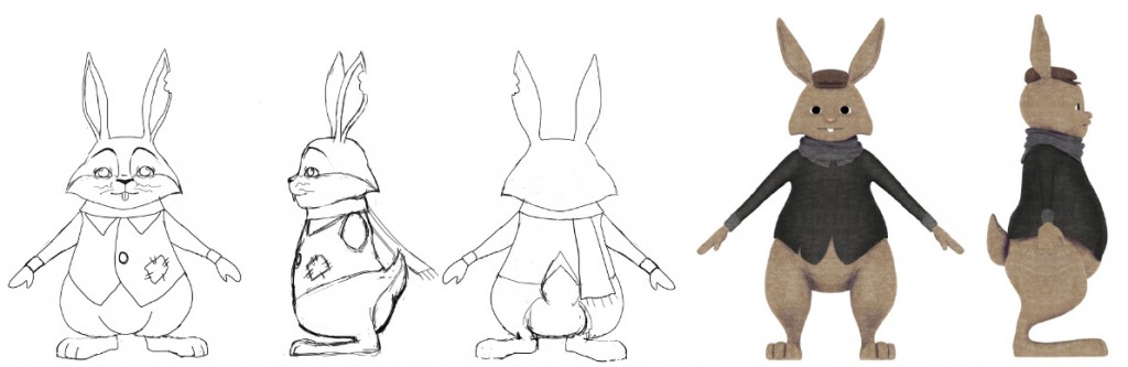 m.lapin modélisation 3d