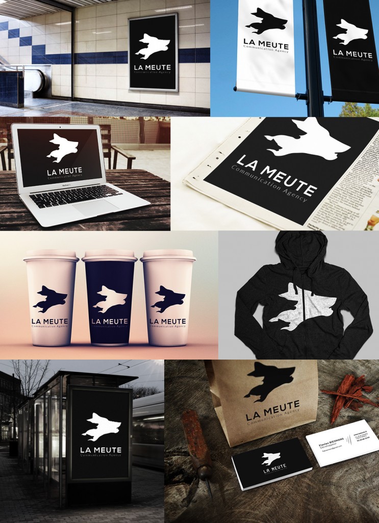 la meute logo identité