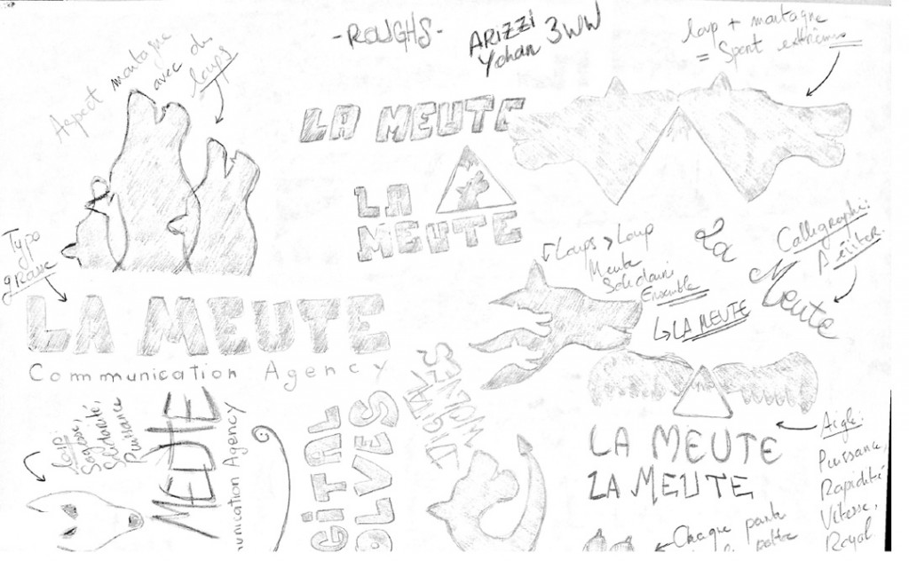 la meute logo identité