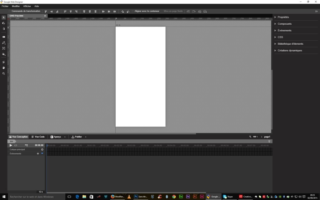 google web designer, animation web