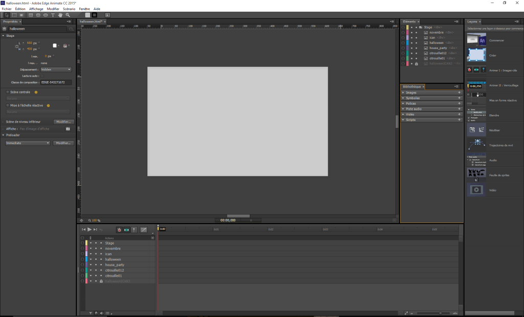 Adobe Edge Animate / Animation Web | Studio ICAN