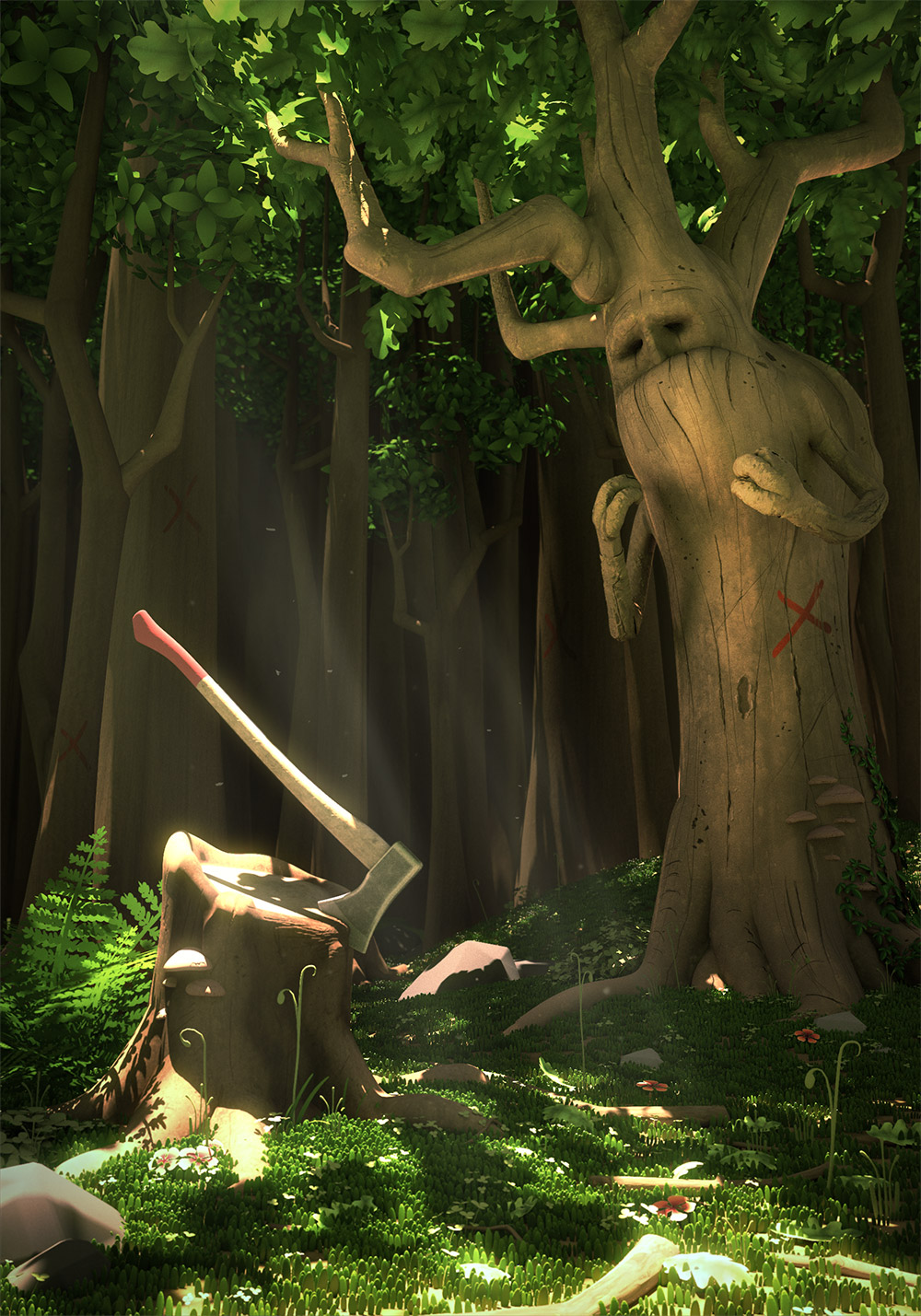 Forét Animation La forêt / Animation 02 | Studio ICAN