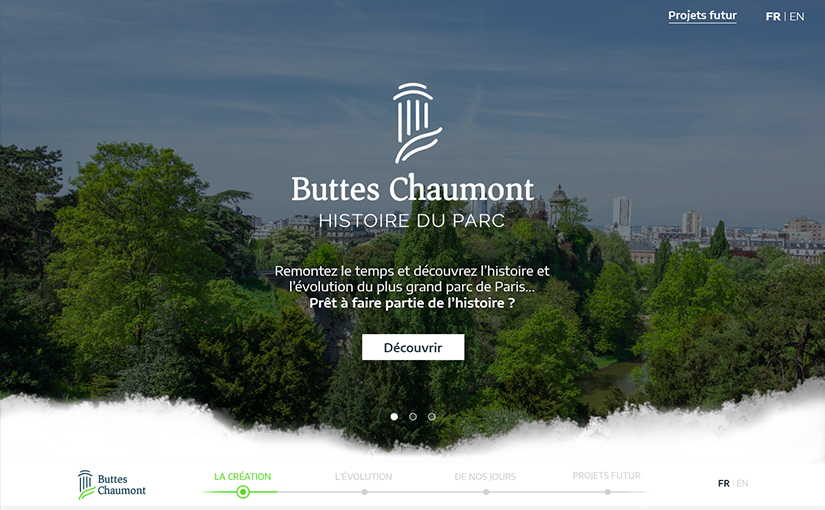 Histoire des Buttes-Chaumont / Web 03-15 mois