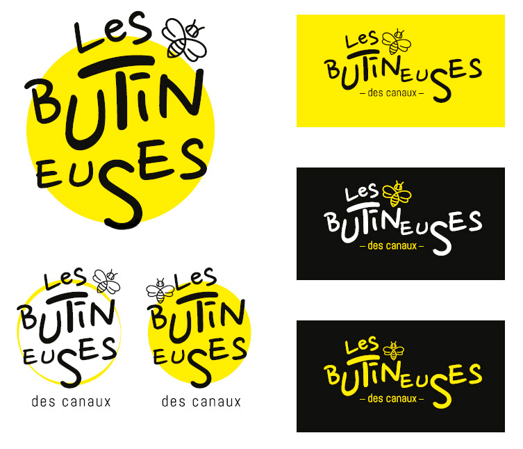 Les Butineuses / Identité, logo / 3W15 | Studio ICAN