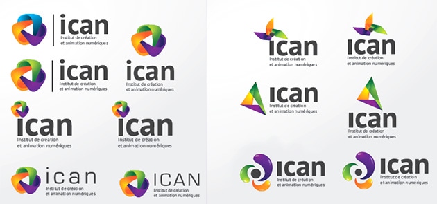 Plaquette numérique 3ème année ICAN / logos